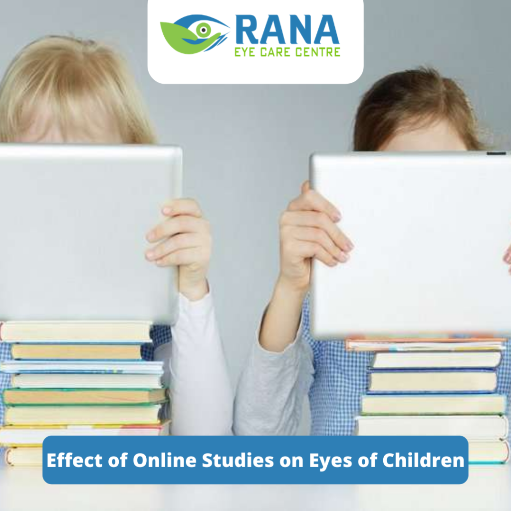 Effect of Online Studies on Eyes of Children
